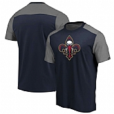 New Orleans Pelicans Fanatics Branded Iconic Blocked T-Shirt Navy,baseball caps,new era cap wholesale,wholesale hats